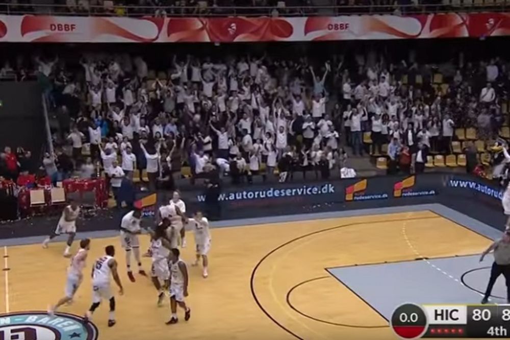 LUDNICA U DANSKOJ: Pogledajte neverovatan preokret u poslednjem minutu finala košarkaškog Kupa VIDEO