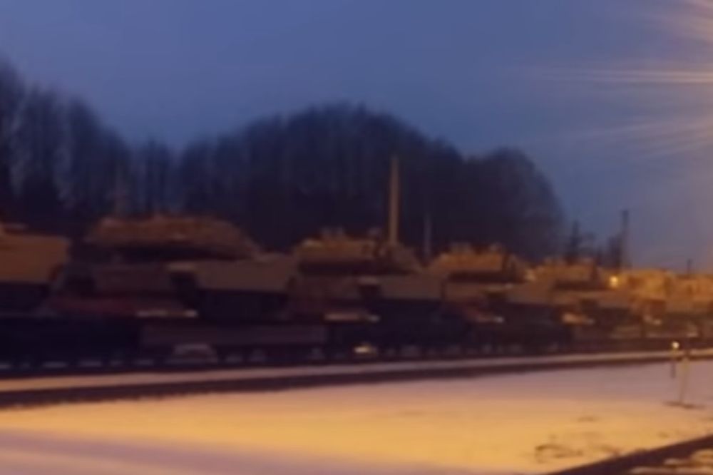 (VIDEO) KOLIKO ĆE MOSKVA OVO TRPETI? Amerikanci poslali silu tenkova u Letoniju, Rusiji pred vrata