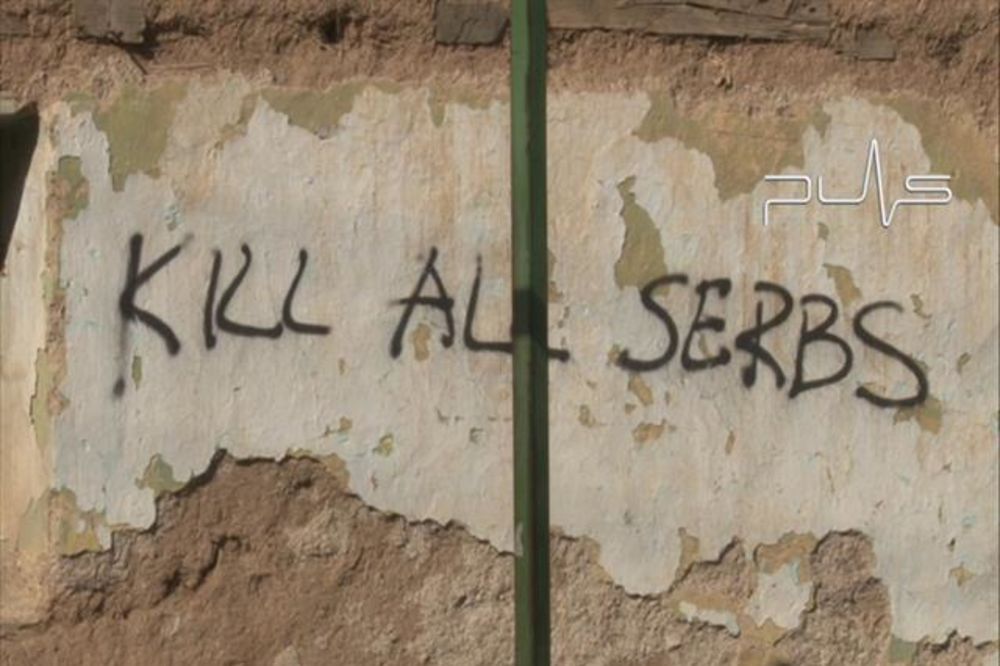 NOVI INCIDENT: U Gnjilanu osvanuli grafiti protiv Srba