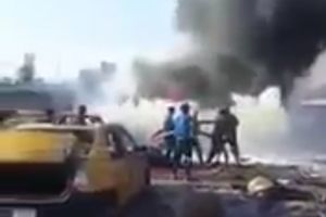 (VIDEO) EKSPLODIRAO AUTOMOBIL U BAGDADU: Najmanje 45 ubijeno, snimljena ugljenisana tela!