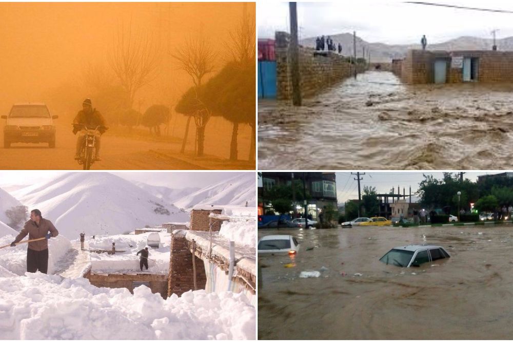 SVE MOGUĆE PRIRODNE KATASTROFE POGODILE IRAN: Oluje, poplave, peščane mećave, panika vlada zemljom!