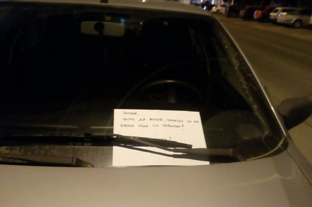 (FOTO) OBRAČUN U BORČI: Na parkingu mu ZAKAČIO AUTO, a on je rešio da mu OVAKO odgovori