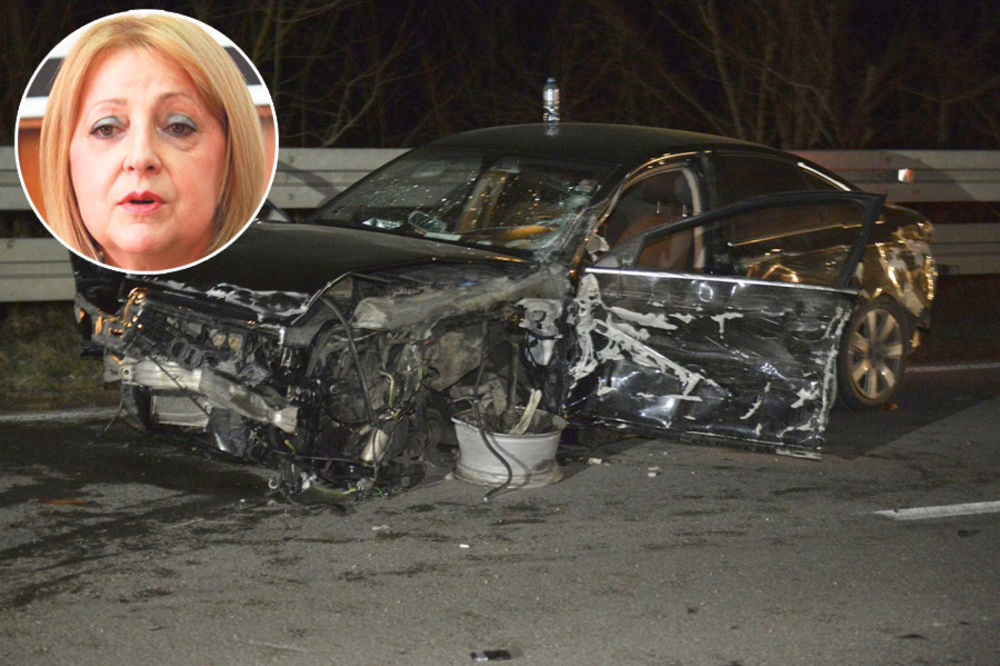 (FOTO) DRAMA U GRDELIČKOJ KLISURI: Ministarka Slavica umalo poginula! Audi potpuno smrskan!