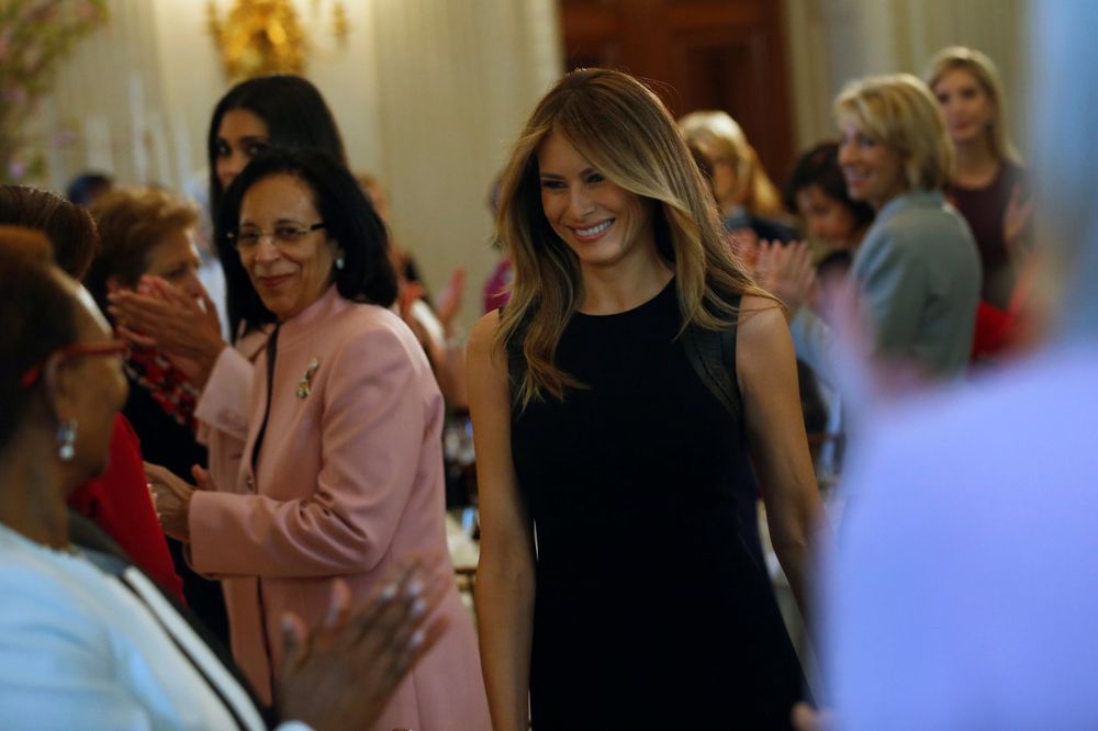 (VIDEO) NA RUČKU KOD MELANIJE: Ovako izgleda svečanost koju je prva dama priredila u Beloj kući