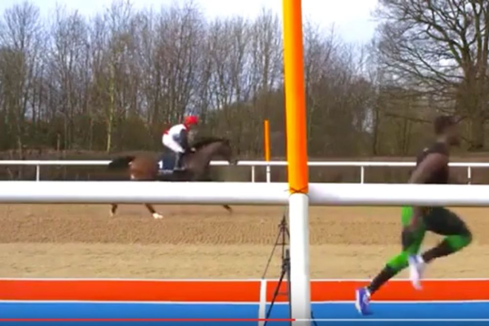 (VIDEO) NEVIĐENI SPRINTERSKI IZAZOV: Pogledajte ko je pobedio u trci konja i čoveka na 100 metara