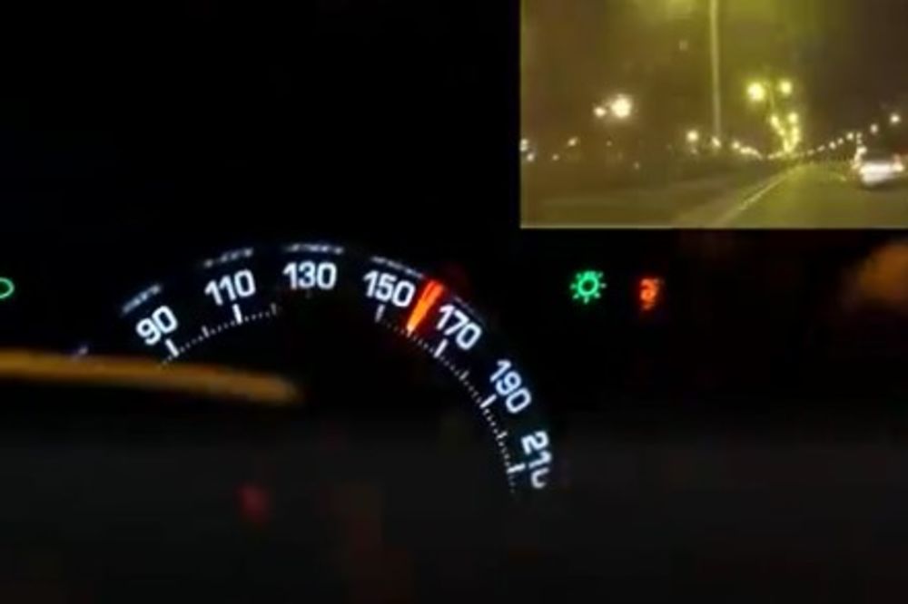 (ŠOKANTAN VIDEO) VOZI KROZ BEOGRAD 200 KM/H: Kod nas je NASILNIČKA vožnja, u Nemačkoj DOŽIVOTNA!