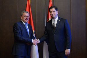 (FOTO) ĐURIĆ S AMBASADOROM AJGNEROM: Austrija jedan od najvećih partnera Srbije