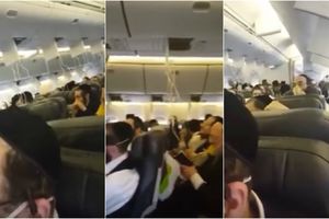 (VIDEO) U avionu je PAO PRITISAK i nastala je UZBUNA, a onda su putnici zapevali MOLITVU!