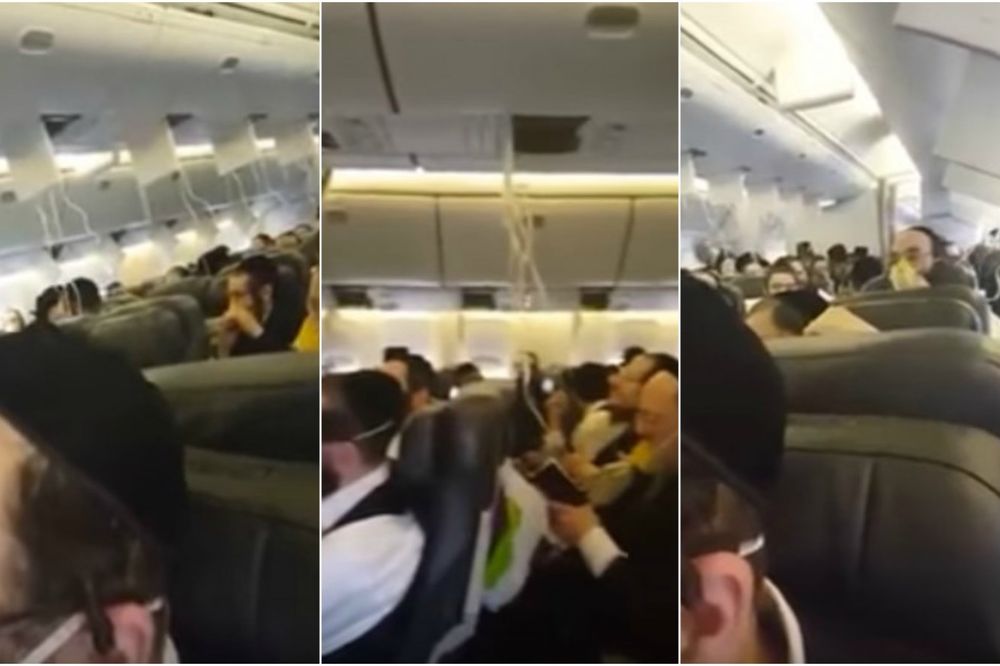 (VIDEO) U avionu je PAO PRITISAK i nastala je UZBUNA, a onda su putnici zapevali MOLITVU!