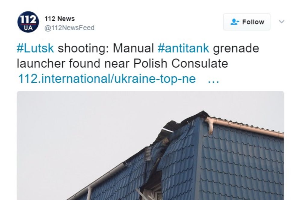 DRAMA U UKRAJINI: Napadnut konzulat Poljske, ne zna se da li je na njega pucano, ili je granatiran