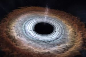 (VIDEO) JEZIVI MONSTRUM JURI KROZ SVEMIR: Supermasivna crna rupa GUTA SVE što joj se nađe na putu!