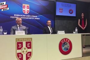 (KURIR TV) PRVI ČOVEK UEFA U POSETI KUĆI FUDBALA: Aleksander Čeferin gost Fudbalskog saveza Srbije