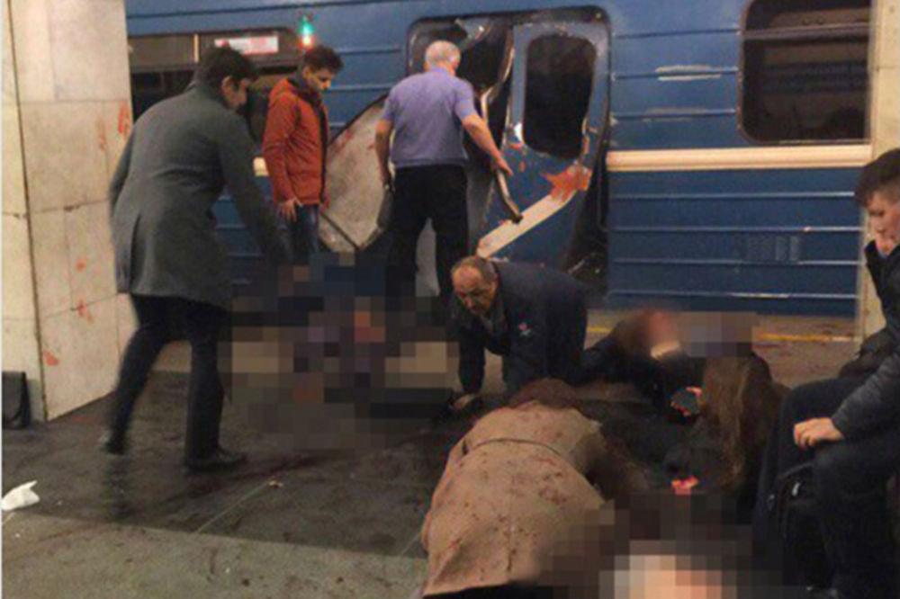 RASTE BROJ MRTVIH U NAPADU U SANKT PETERBURGU! 11 poginulo na licu mesta, još 3 osobe u bolnici