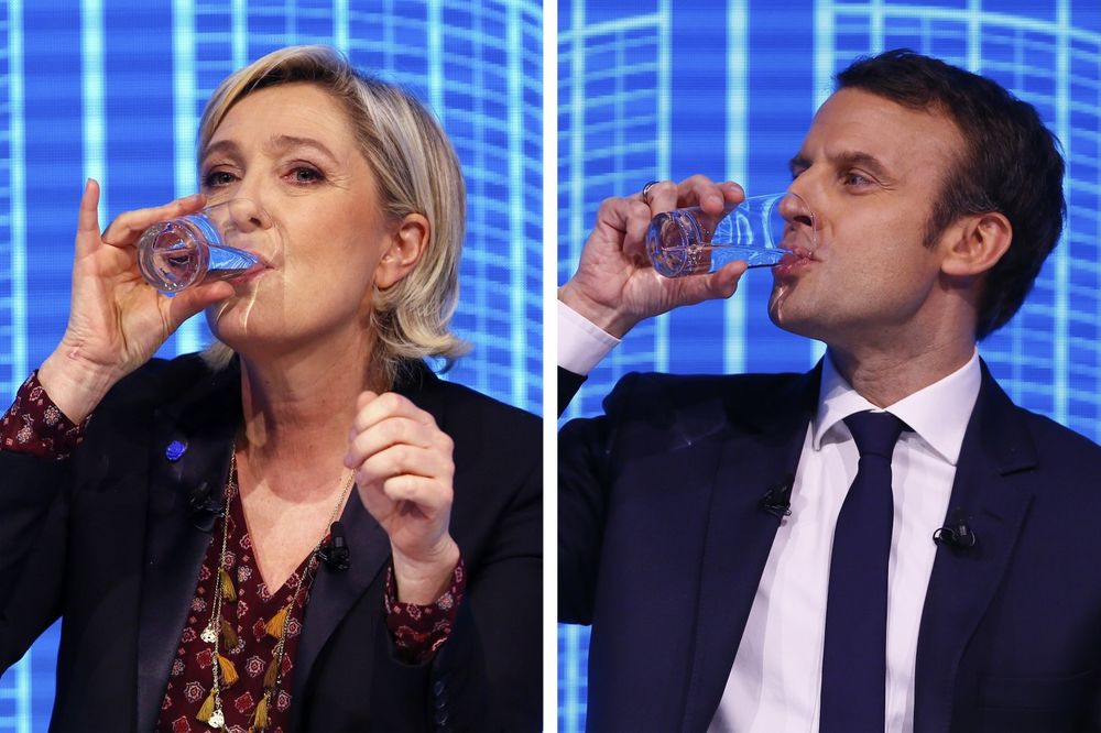 TESNA TRKA: Le Penova i Makron izjednačeni u prvom krugu