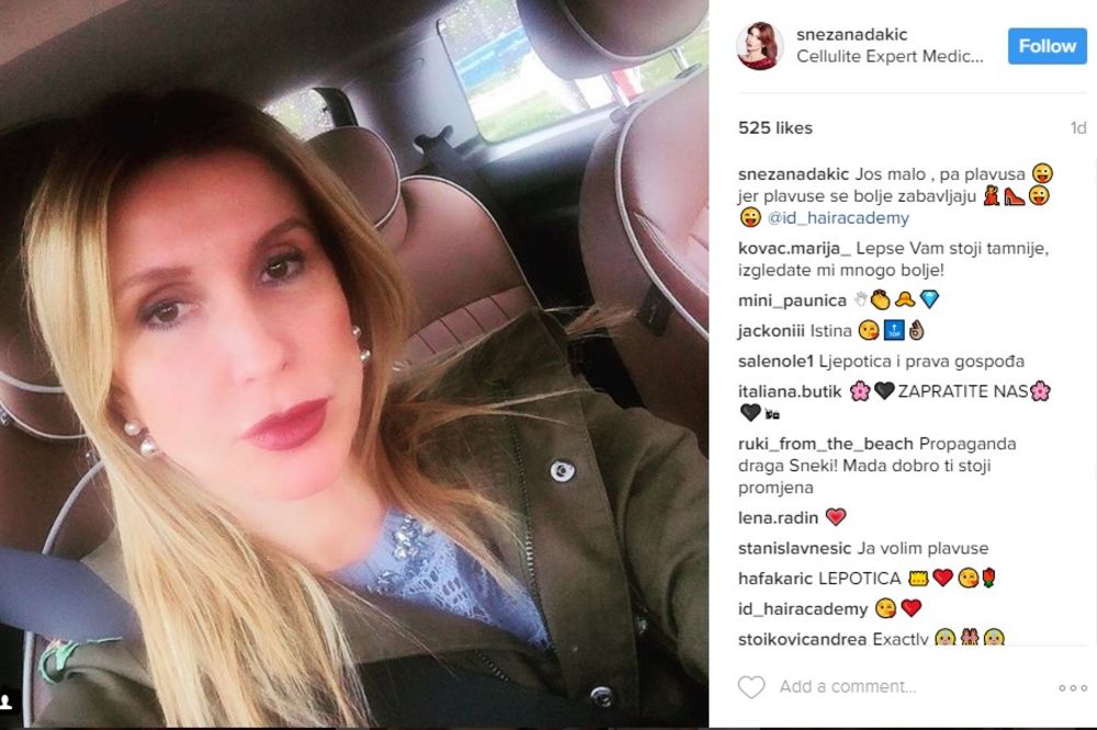 (FOTO) SRPSKA VODITELJKA POKAZALA GRUDI: Snežana Dakić drma INSTAGRAMOM u bikiniju!