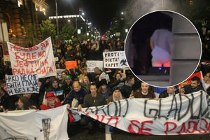 KURIR TV PROTEST U BEOGRADU PETI DAN: Cice podržale studente, šetnja završena sa parolom  Sutra u 12