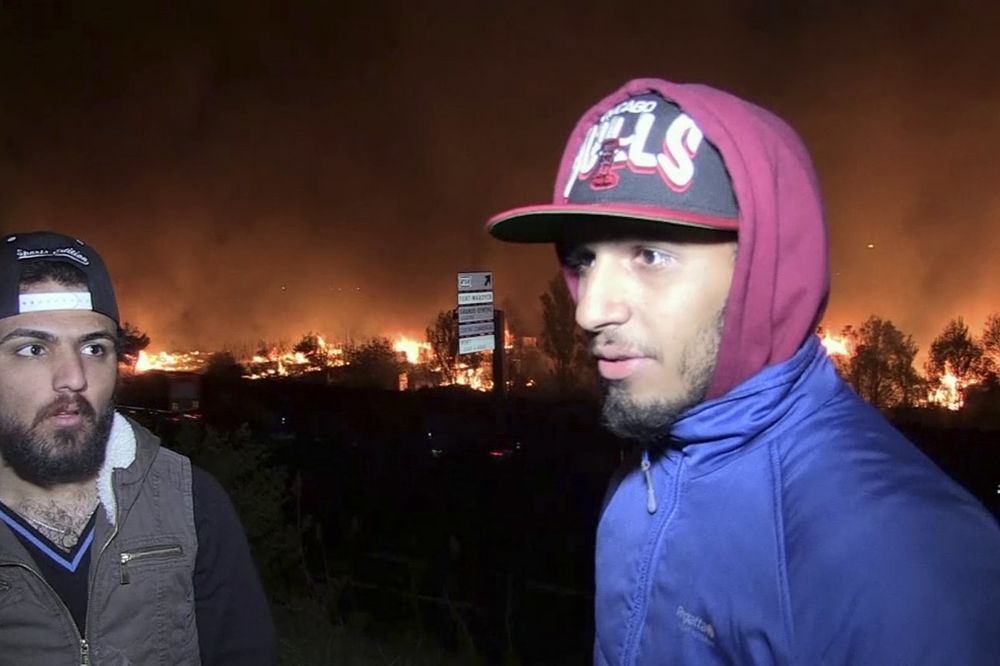 HAOS U FRANCUSKOJ: Masovna tuča migranata, pa požar koji je progutao ČITAV smeštaj