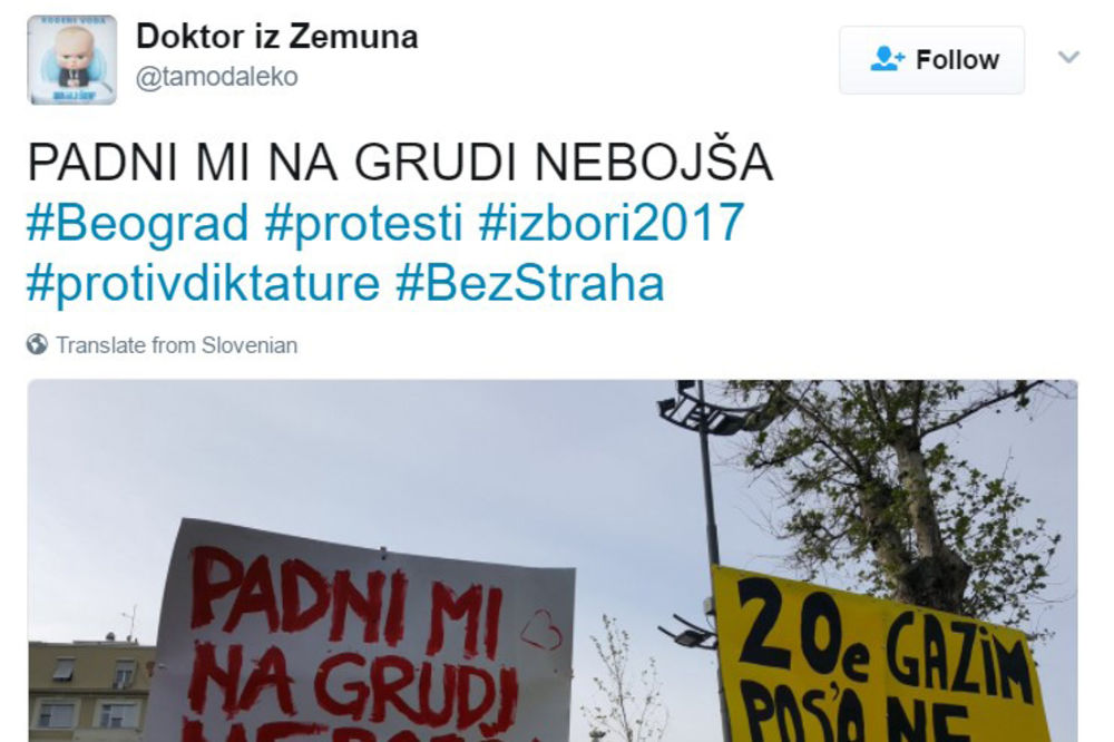 (FOTO) OVO SU NAJBOLJI TRANSPARENTI STUDENTSKIH PROTESTA: Dvadesete gazim, pos'o ne nalazim...