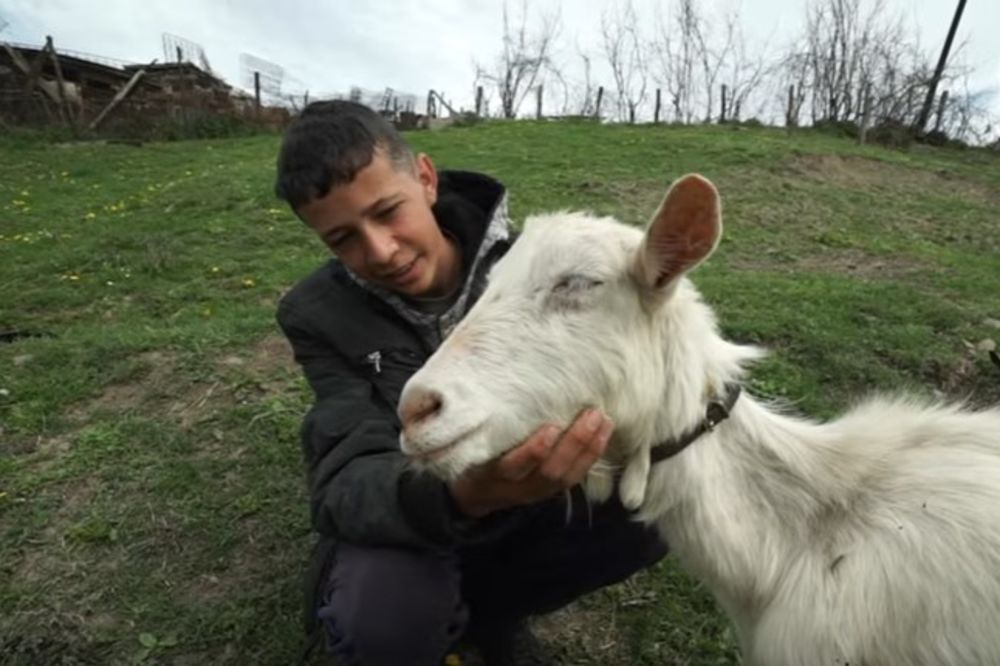 (VIDEO) UMESTO BICIKLA ŽELEO KOZU: Ovako danas živi mališan koji je pre godinu dana RASPLAKAO Balkan