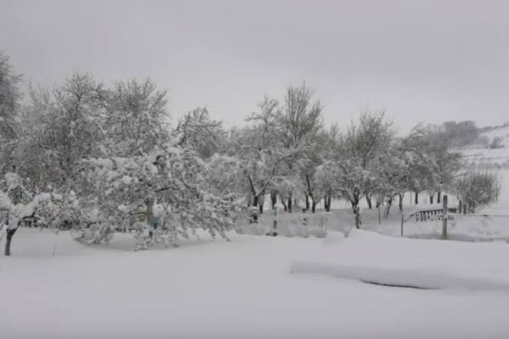 HAOS ZBOG SNEGA U RS: Napadalo i do 30 centimetara, delovi bez struje, saobraćaj se JEDVA odvija