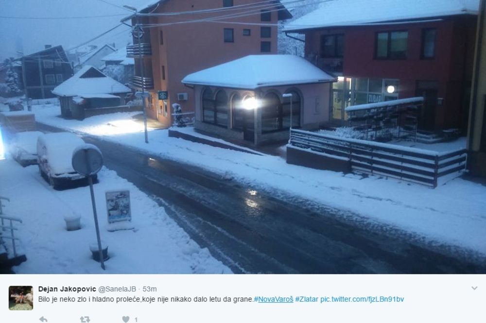 (FOTO) OVO SE NE PAMTI: U Novoj Varoši i Prijepolju, više snega nego na Zlatiboru