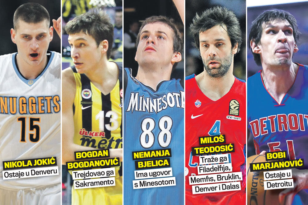 SRBIJO, NEMA SPAVANJA Pomama za Orlovima u NBA: Jokić, Bobi, Bjelica, Teo, Bogdan i još neki...