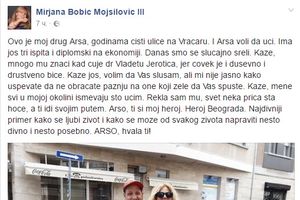 STATUS KOJI JE ZAPALIO SRBIJU: Mirjana Bobić se slikala sa čistačem ulica, a onda porukom ŠOKIRALA!
