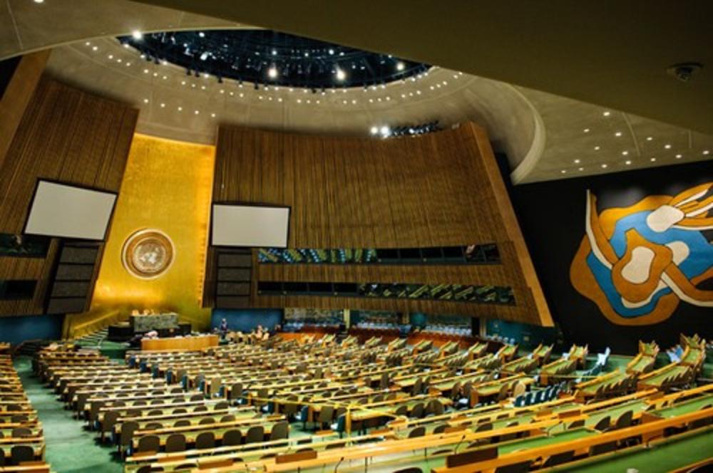 Sala gde se održava Generalna skupština UN