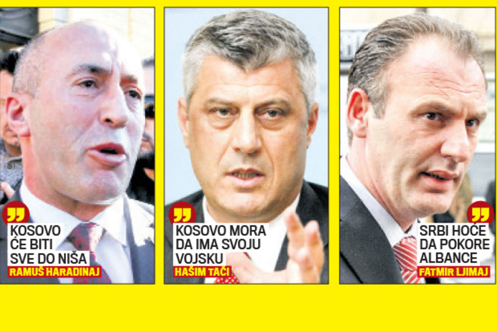 UJEDINILI SE KRVNICI: Haradinaj, Tači i Ljimaj zajednički izlaze na izbore