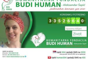 BUDI HUMAN: Pomozimo mladoj mami Miljani Ristić da pobedi leukemiju