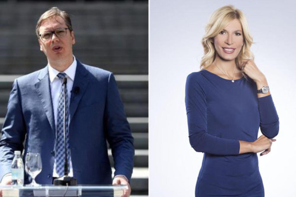 VUČIĆ PROZVAO MINJU MILETIĆ UŽIVO PRED MILIONIMA: Onda mu je novinarka odgovorila na Tviteru!