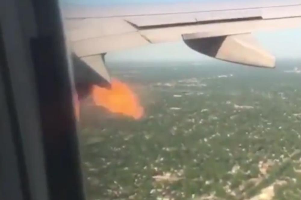 (VIDEO) PUTNICI PREŽIVELI HOROR: Avion udario u pticu, pa buknula vatra