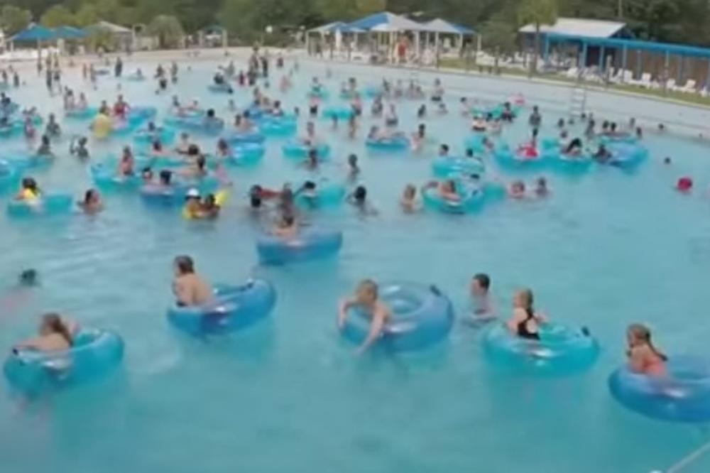 (VIDEO) KAKVI SU TO LJUDI: Dečak se skoro udavio u punom bazenu, niko prstom nije makao