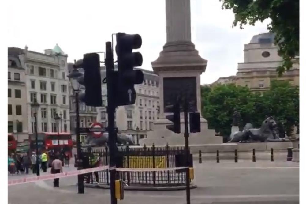 (VIDEO) NOVA PANIKA U CENTRU LONDONA: Blokiran Trafalgar skver, pronađen sumnjivi paket