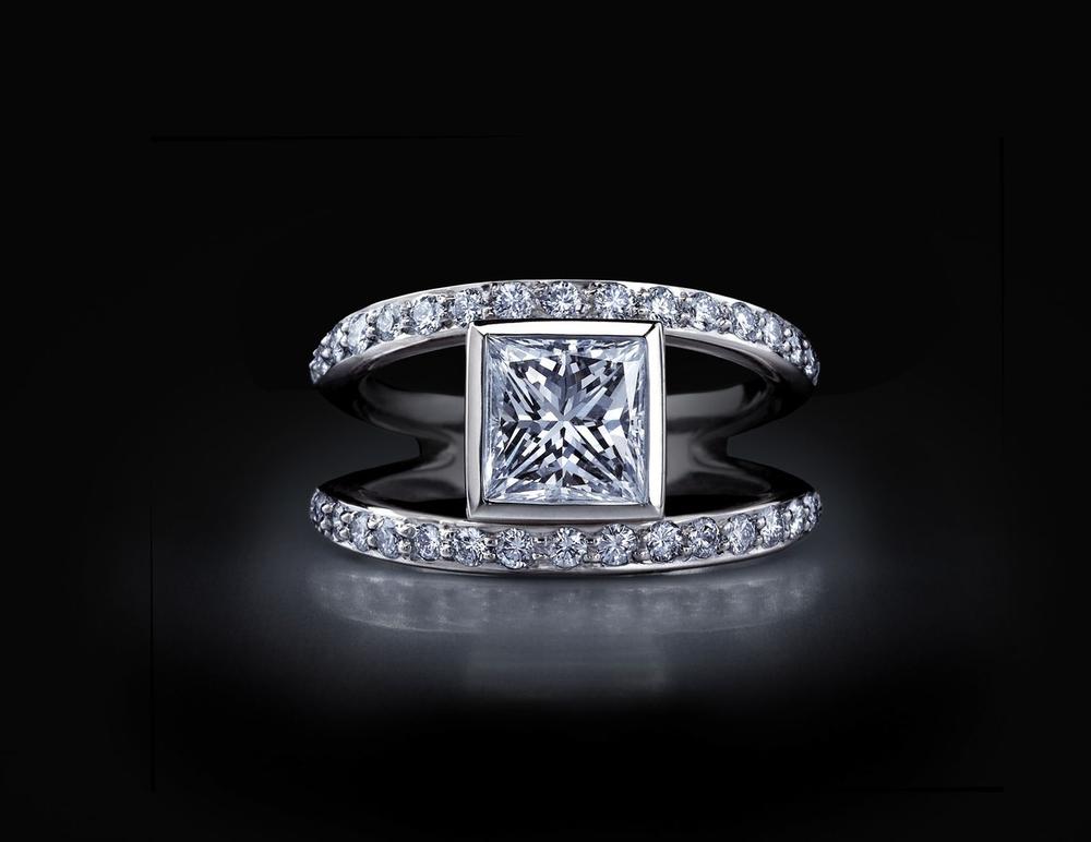 Dijamant, prsten