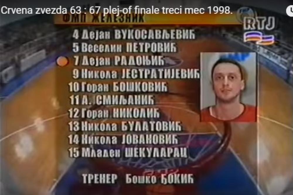 INTERESANTNO! FMP i Zvezda su se u finalu sastali 1998. godine, a nećete pogoditi ko je tada igrao za tim iz Železnika