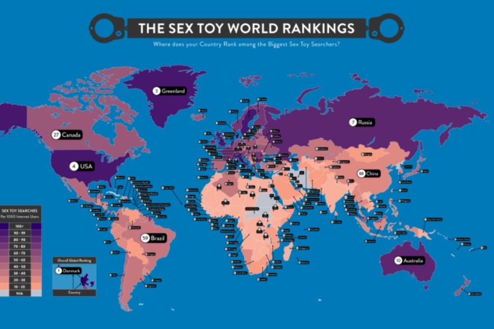 EVO KOJI NARODI NAJVIŠE KORISTE SEKS IGRAČKE: Pogledajte na kom su mestu Srbi