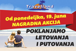 OD PONEDELJKA VELIKA NAGRADNA AKCIJA U KURIRU: Travelland svaki dan poklanja vikend putovanje ili letovanje za dvoje!