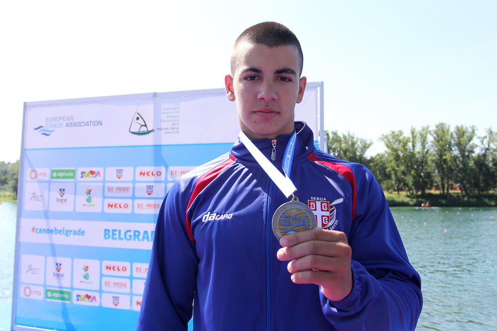 EVROPSKO PRVENSTVO U BEOGRADU: Bojan Zdelar osvojio bronzu u jednosedu na 1000 metara