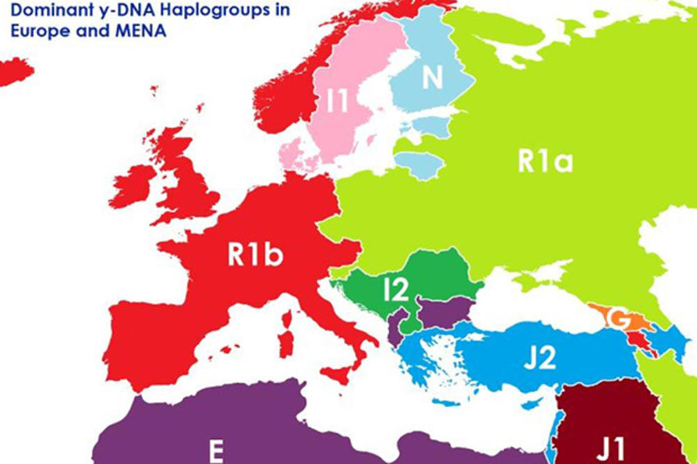 EVO KO SU NAM PRAVA BRAĆA: Ovako bi izgledale granice Evrope, da se delimo po DNK!