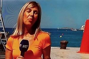 (FOTO) PA, OVO JE HIT: Hrvatska novinarka stala ispred kamere, ali nešto drugo je svima privuklo pažnju