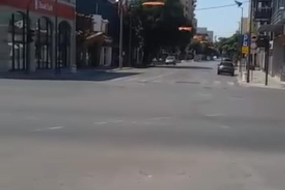 (VIDEO) NIGDE ŽIVE DUŠE: Evo zašto su podgoričke ulice juče bile puste!