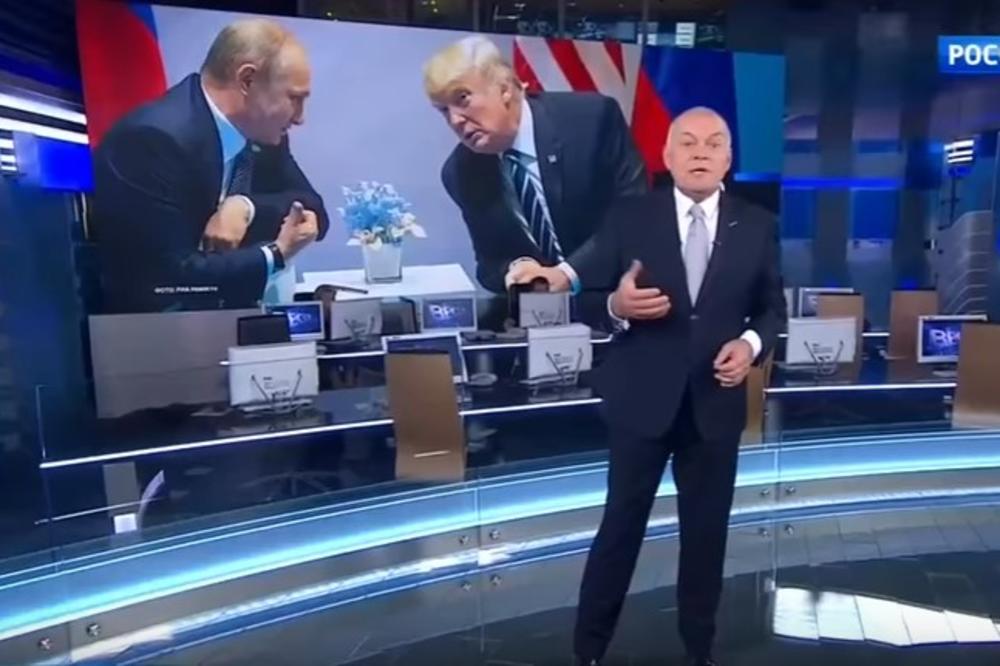 (VIDEO) MOŽDA JE TRAMP IMPRESIONIRAO PUTINA, ALI RUSKE MEDIJE NIJE: Evo kako je  državna TV videla njihov susret na samitu G20