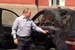 (VIDEO) OTKRIVENO KO JE PUTINOVA TAJANSTVENA ŽENA: Evo ko je bio na zadnjem sedištu njegovog auta!