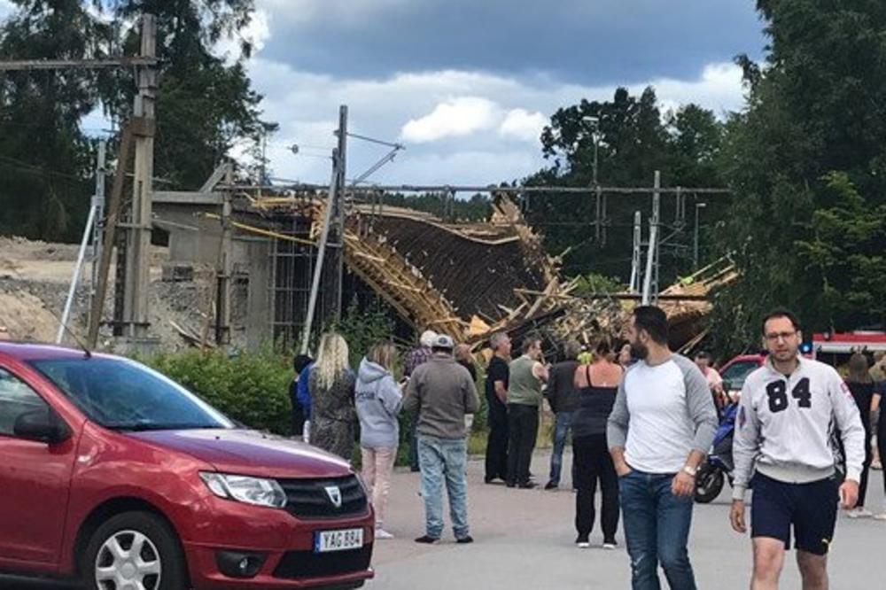 TOKOM REKONSTRUKCIJE: Srušio se most u Švedskoj, 12 povređenih