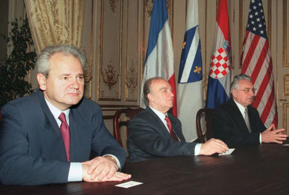 Slobodan Milošević, Alija Izetbegović, Franjo Tuđman