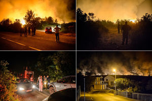 (FOTO PRIČA) PAKLENA NOĆ U CRNOJ GORI: Pogledajte dramatične trenutke borbe sa vatrenom stihijom!