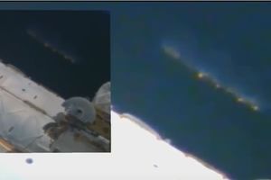 (VIDEO) VANZEMALJCI ULETELI  U KADAR: Ogroman NLO prošao pored svemirske stanice dok je išao NASA prenos uživo!