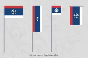 NEMA ORLA, NEMA KRUNE, NEMA 4 SRPSKA S: Simbol nove zastave Srbije pokupljen s toalet papira! (FOTO)