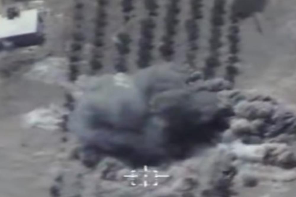 (VIDEO) RUSKI NAPAD NA DŽIHADISTE: Ovako avijacija udara po teroristima u Siriji!